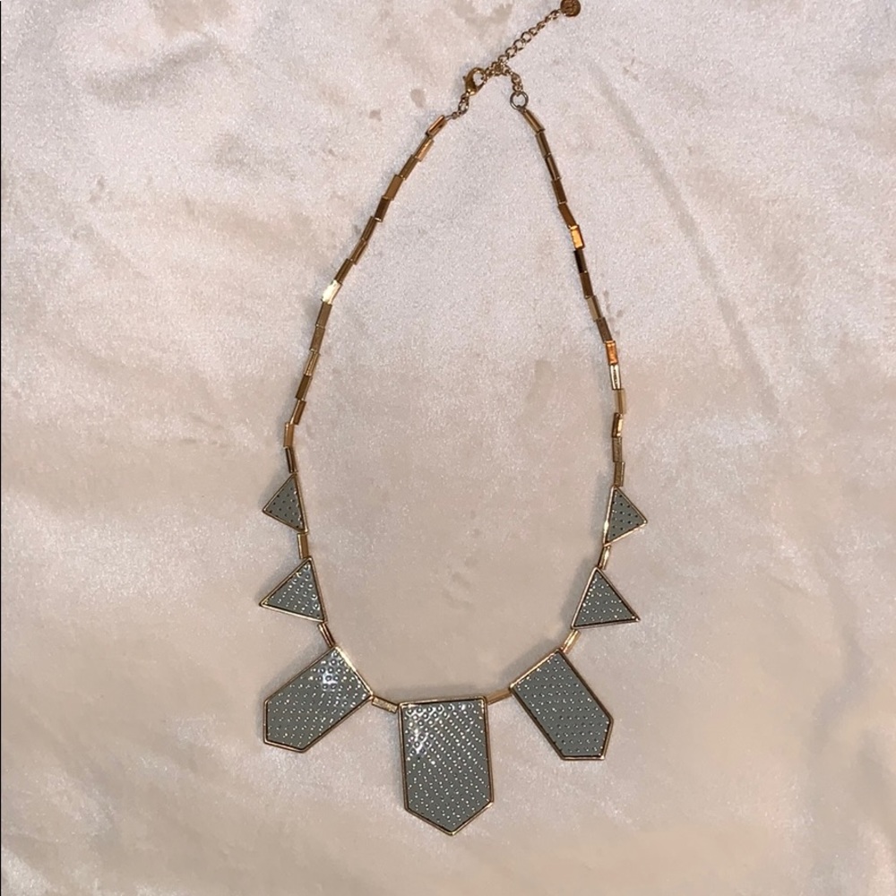 House of Harlow 1960 Blue and Gold tone Necklace